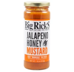 Big Rick's Jalapeño Honey Mustard BBQ Sauce 18oz