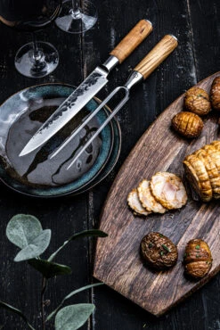 Olive Forged Vleesmes 10 Olive Forged Vleesmes -Barbecue Gereedschap Winkel image 1088