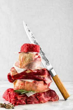 Olive Forged Vleesmes 11 Olive Forged Vleesmes -Barbecue Gereedschap Winkel image 1089