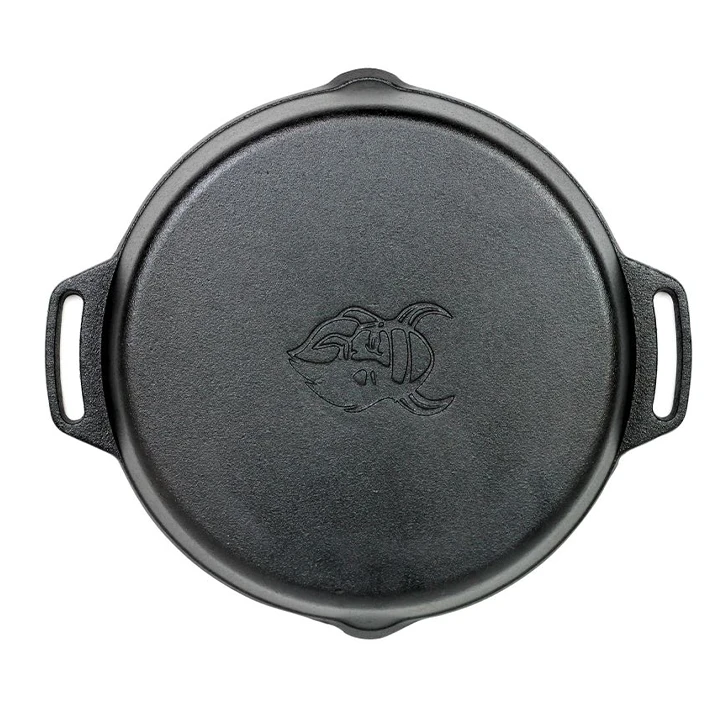 Valhal Outdoor Skillet Met 2 Handvatten 30 Cm 4 Valhal Outdoor Skillet Met 2 Handvatten 30 Cm - Afbeelding 2