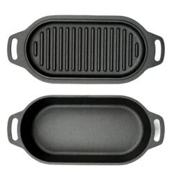 Valhal Outdoor Gietijzeren Dutch Oven Met Grill Deksel Ovaal 2 Liter 9 Valhal Outdoor Gietijzeren Dutch Oven Met Grill Deksel Ovaal 2 Liter -Barbecue Gereedschap Winkel image 1314