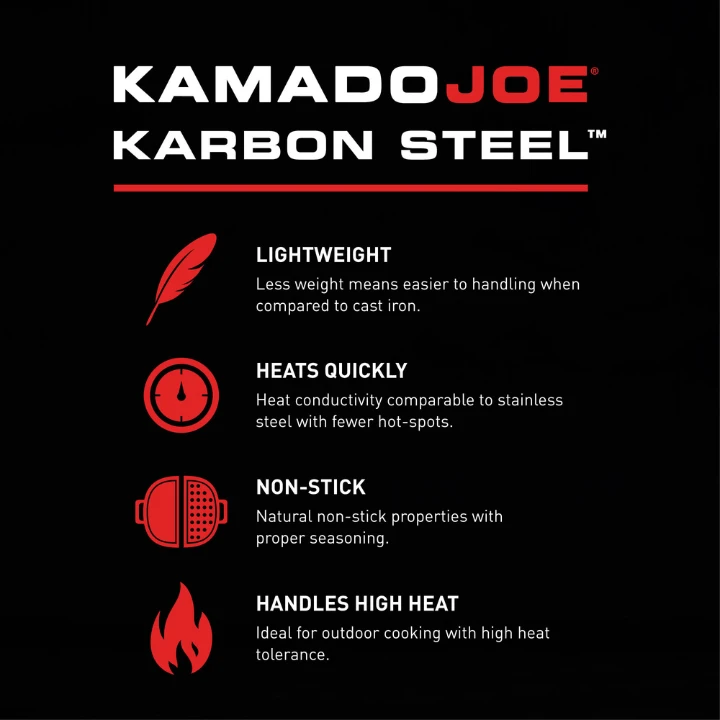 Kamado Joe Karbon Steel Wok 11 Kamado Joe Karbon Steel Wok - Afbeelding 9