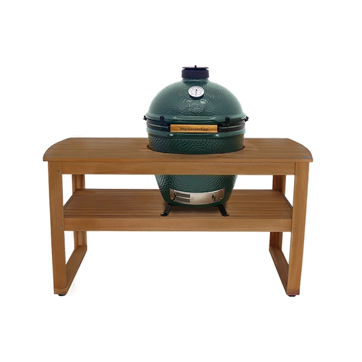 Big Green Egg Eucalyptus Wood Table Large 3 Big Green Egg Eucalyptus Wood Table Large