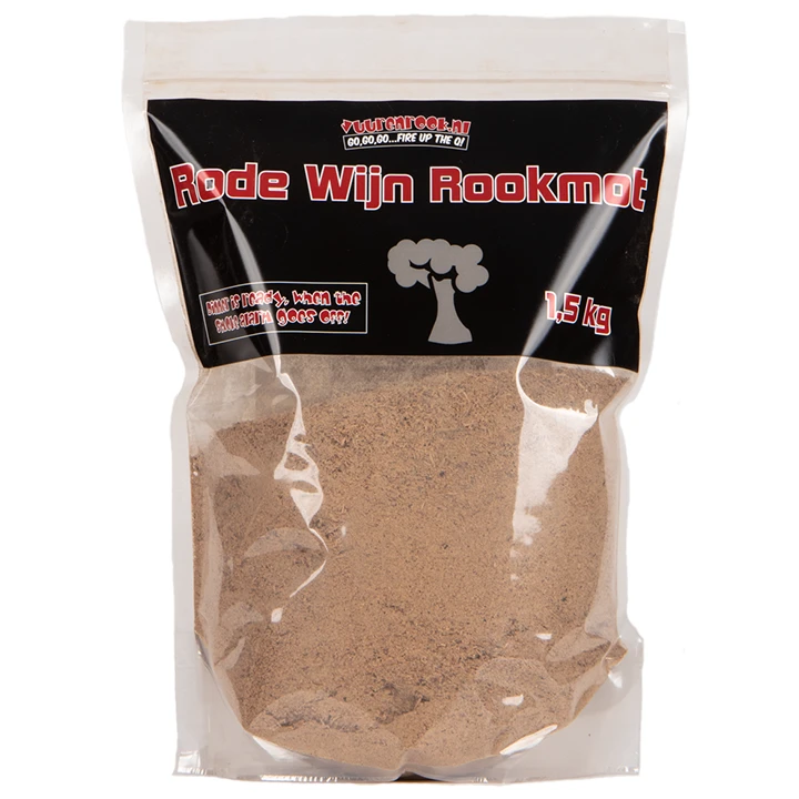 Vuur&Rook Rookmot Rode Wijn 1,5 Kg 3 Vuur&Rook Rookmot Rode Wijn 1,5 Kg