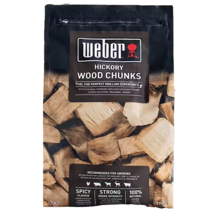 Weber Hickory Chunks 1,5 Kg 3 Weber Hickory Chunks 1,5 Kg