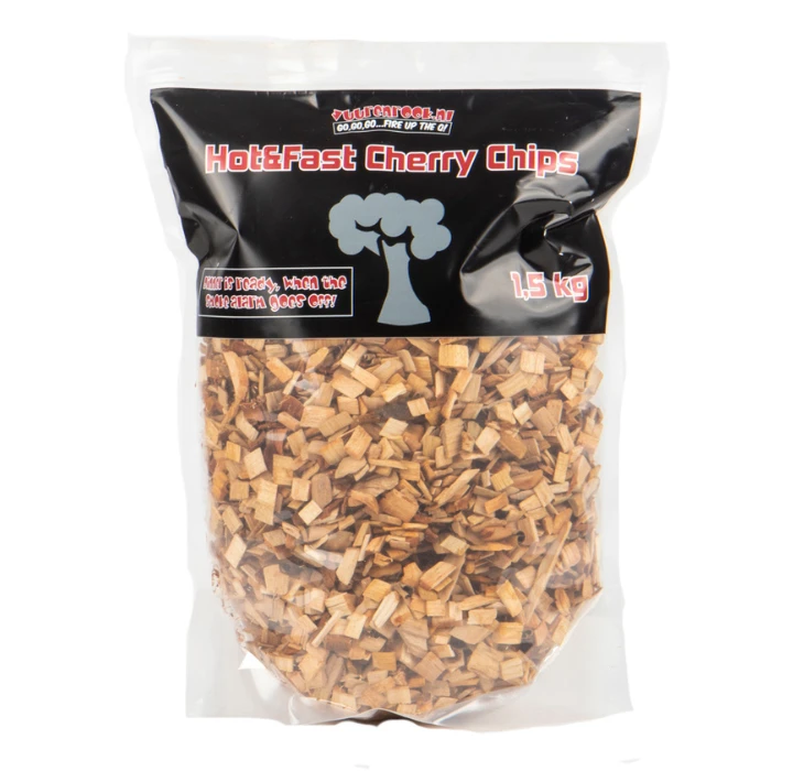 Vuur&Rook Hot&Fast Kersen Chips 1,5 Kg 3 Vuur&Rook Hot&Fast Kersen Chips 1,5 Kg