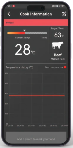HerQs Pin Pro Thermometer -Barbecue Gereedschap Winkel image 797
