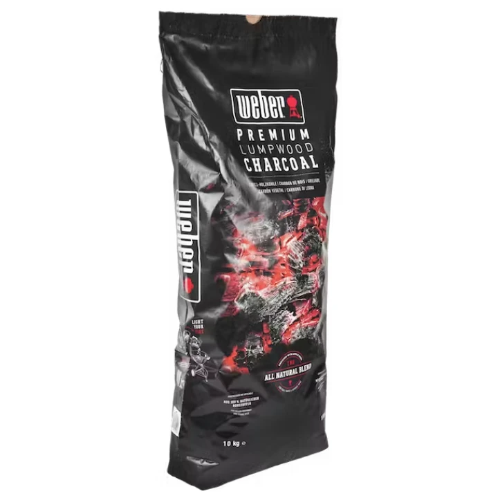 Weber Premium Lumpwood Charcoal 10 Kg 4 Weber Premium Lumpwood Charcoal 10 Kg - Afbeelding 2
