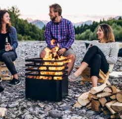 Höfats Cube Vuurkorf Zwart -Barbecue Gereedschap Winkel image 955